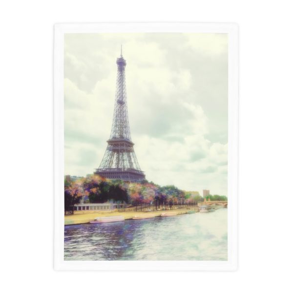 Tour Eiffel Plush Fleece Blanket