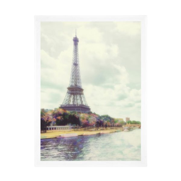 Tour Eiffel Plush Fleece Blanket - Image 6